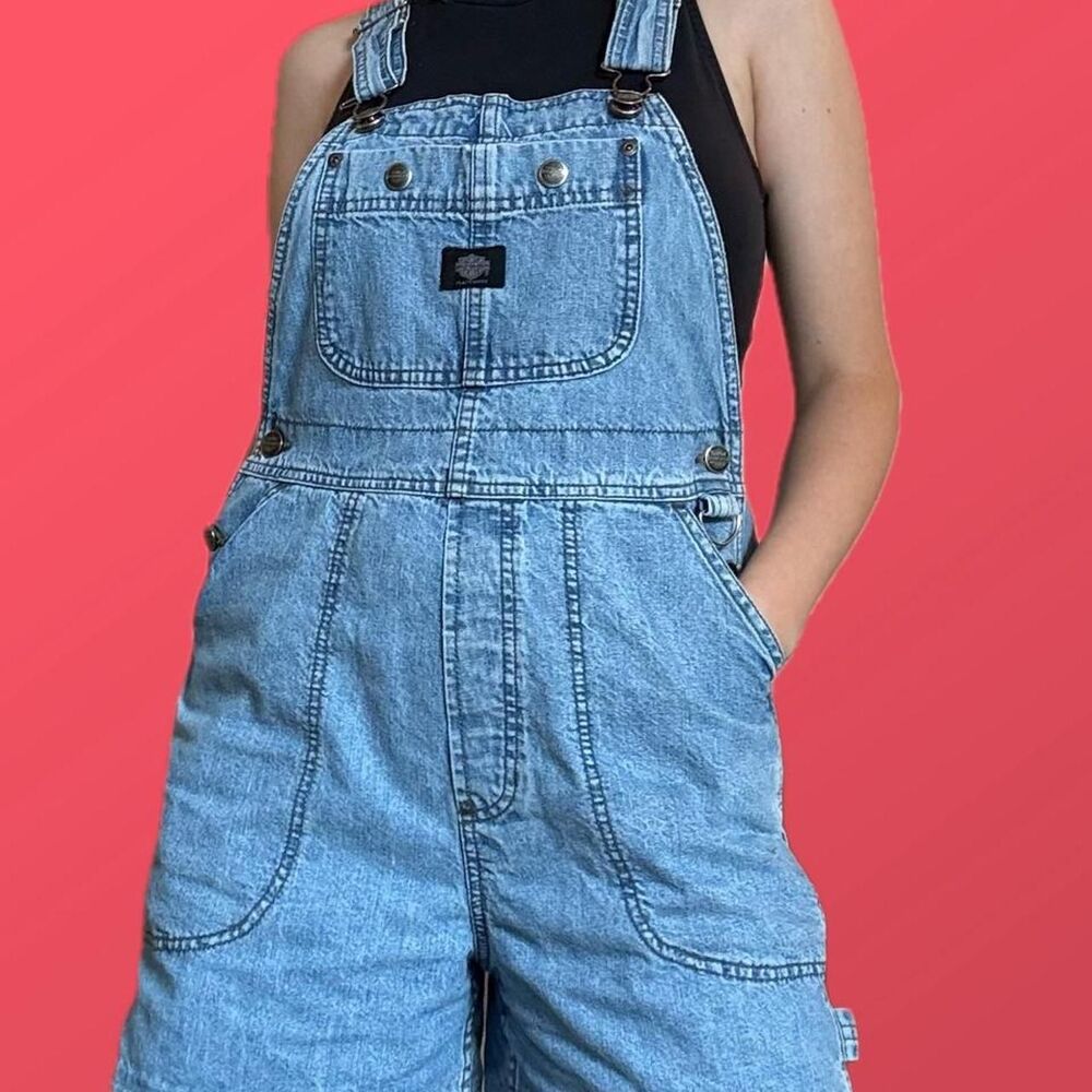 Harley-davidson Women's Blue Dungarees-overalls